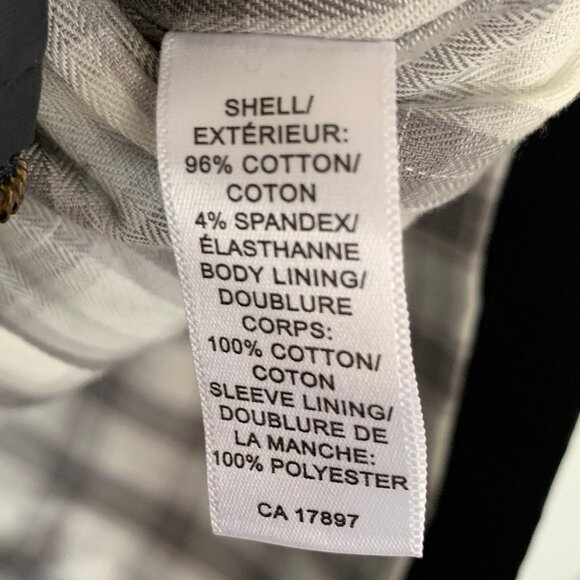 Banana Republic Waxed Stretch Cotton Field Jacket Navy Large - Picture 10 of 11